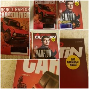 Two magazines 1 Bulletin Magazine May 2022 issue1 Car and driver Magazin